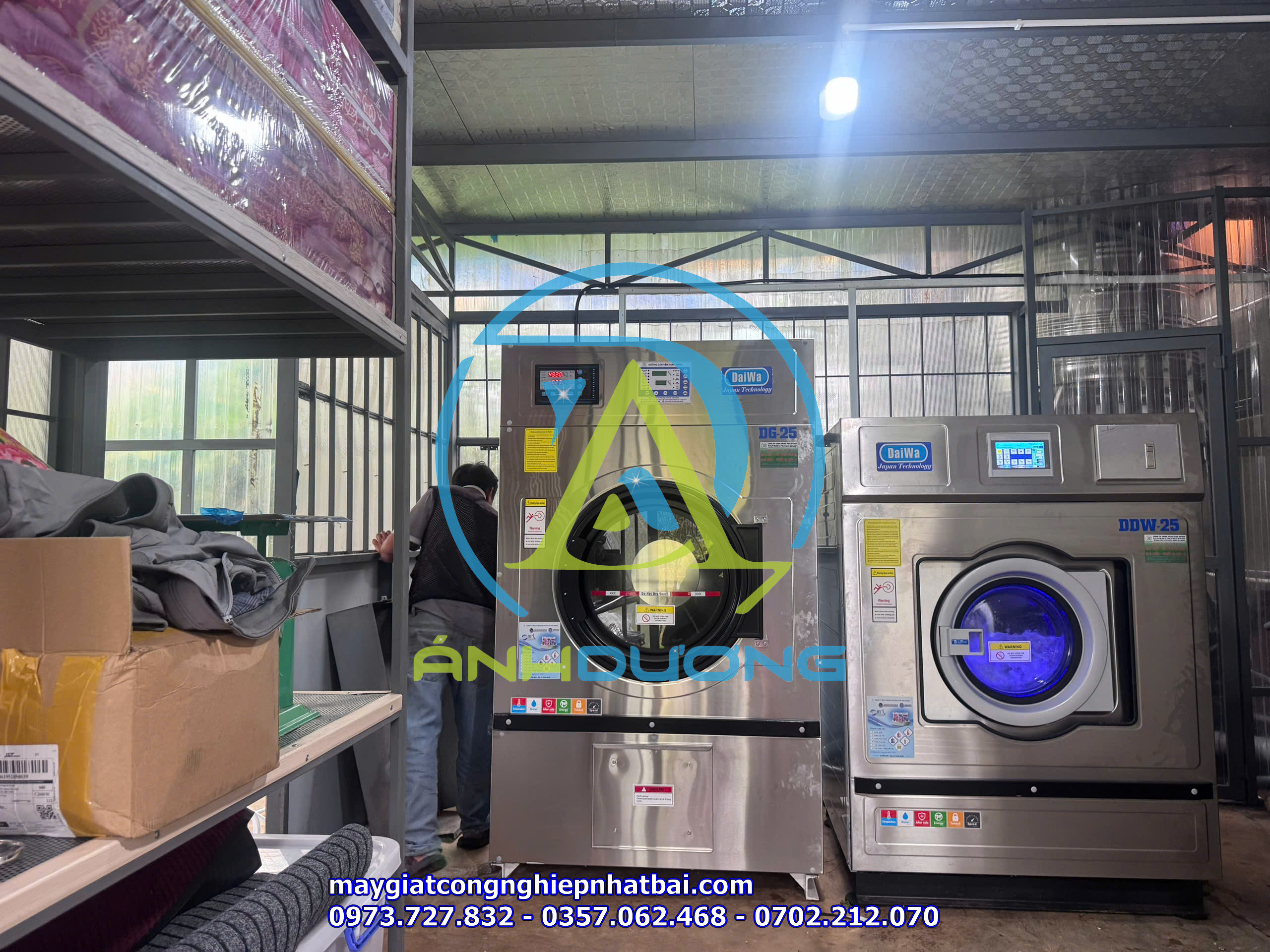 Setup Máy Giặt Sấy Công Nghiệp Cho Khách Sạn & Resort Tại Hồ Đắk Ke - Kon Tum