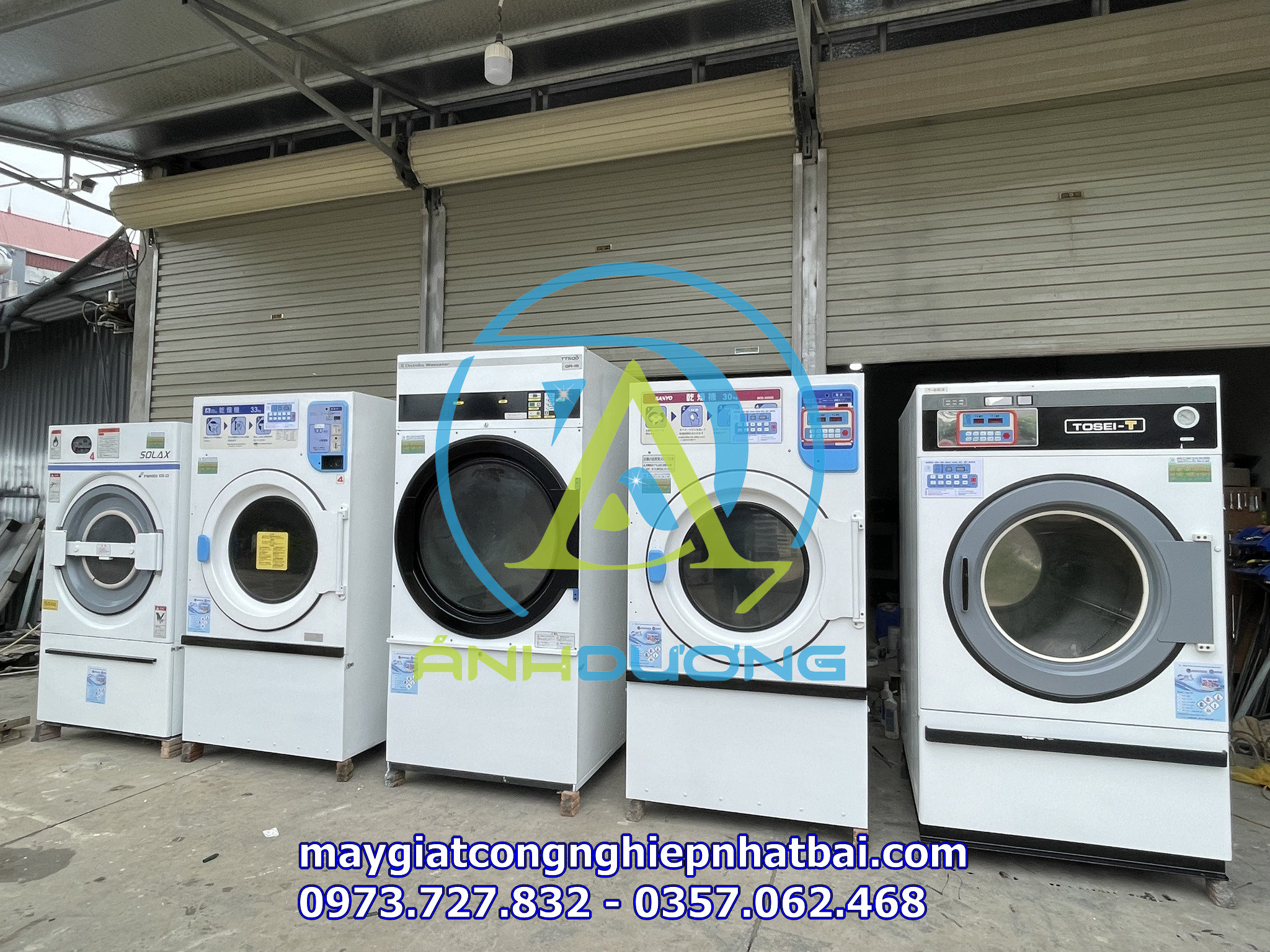 MÁY GIẶT CÔNG NGHIỆP CHÍNH HÃNG CHO CÁC XƯỞNG GIẶT LÀ TẠI HUẾ