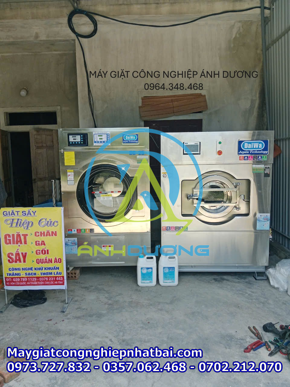 MÁY GIẶT CÔNG NGHIỆP GIÁ TỐT CHO KHÁCH SẠN & RESORT TẠI KỲ CO - BÌNH ĐỊNH