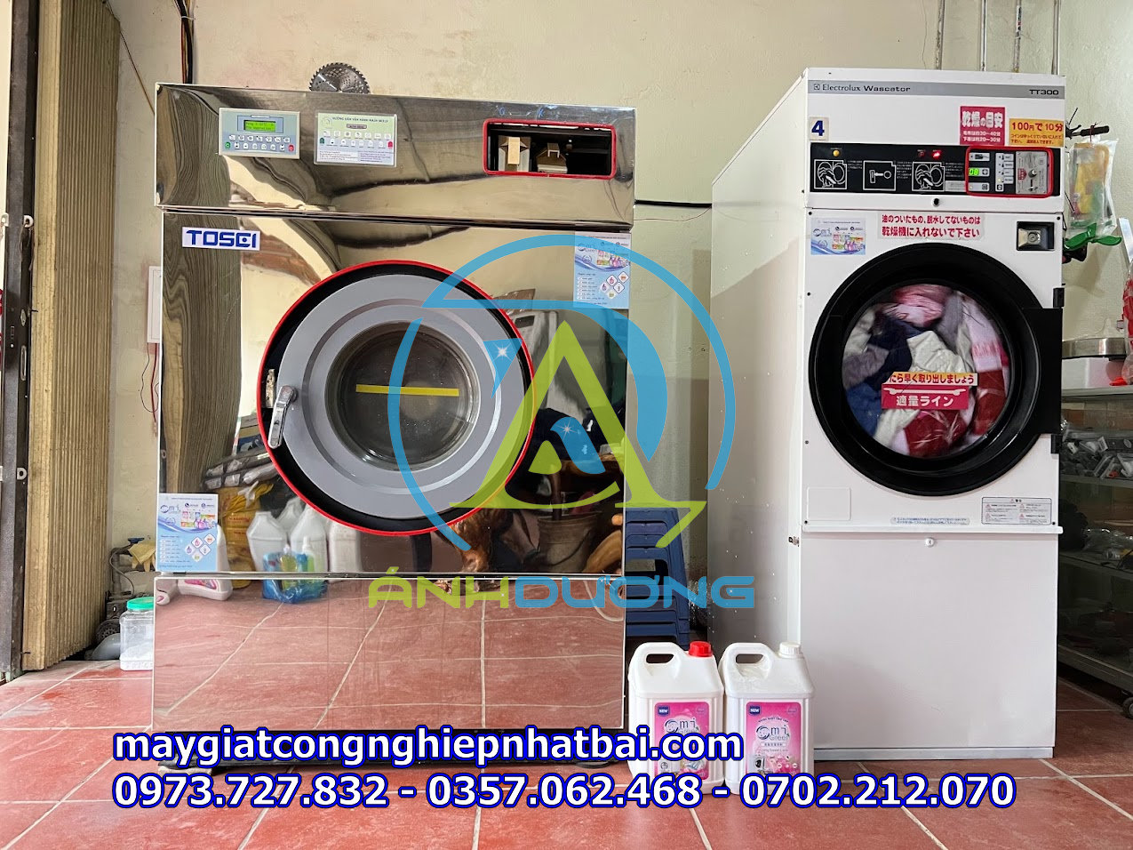 Máy giặt công nghiệp giá tốt cho khách sạn & resort tại An Bàng - Quảng Nam