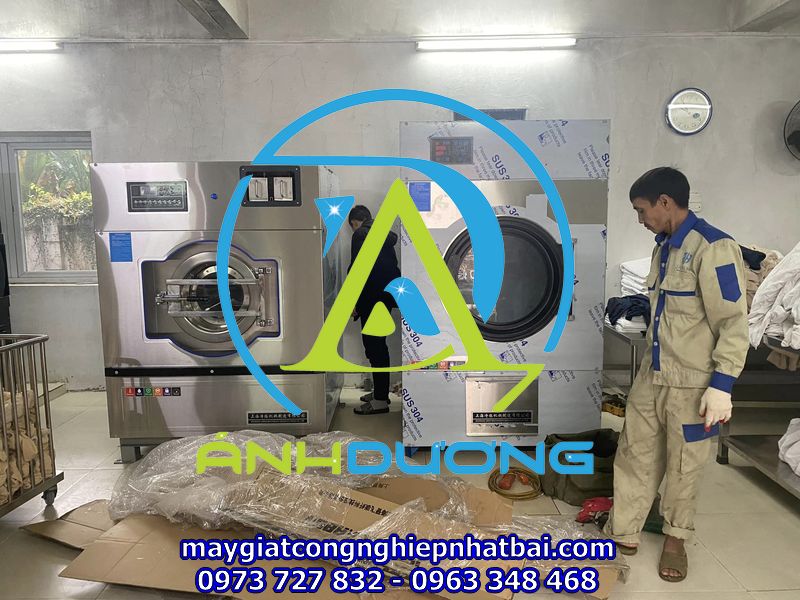  Mô hình lắp đặt máy giặt công nghiệp Daiwa tại Hưng Yên