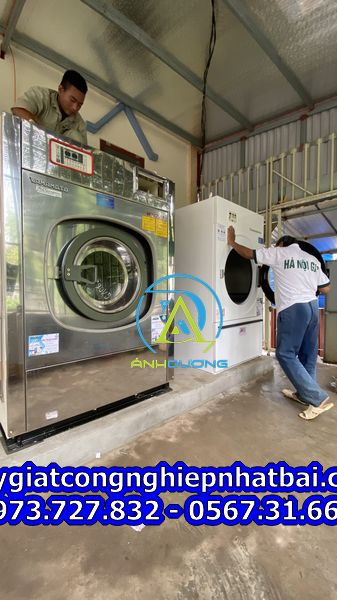 Lắp đặt máy giặt công nghiệp cũ nhật bãi tại Nam Ninh 