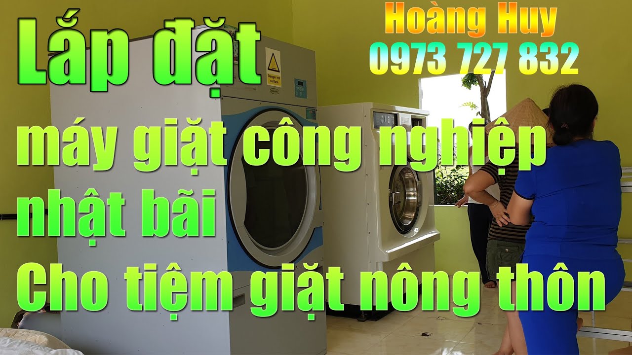 Báo giá máy giặt công nghiệp cũ nhật bãi tại Thái Nguyên
