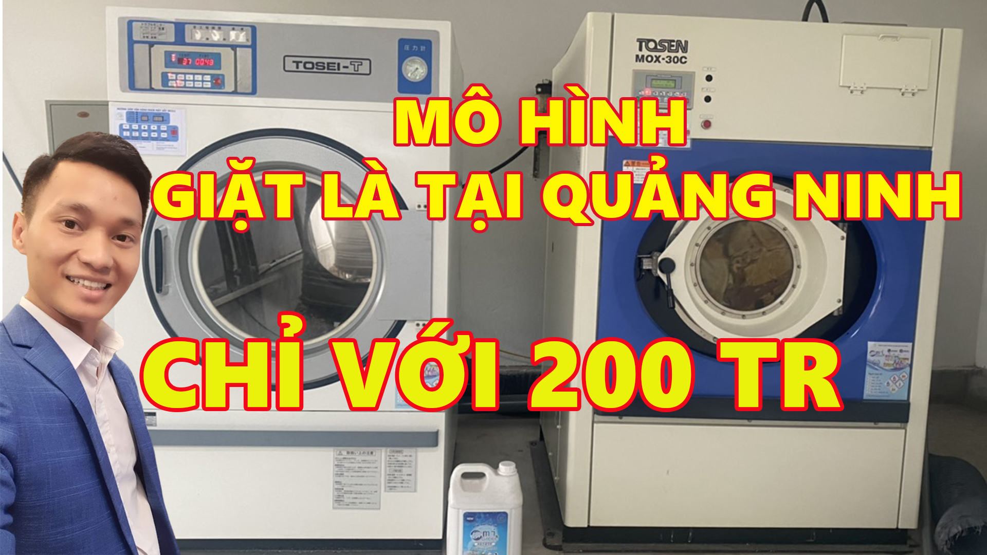 Máy giặt công nghiệp tại Quảng Ninh