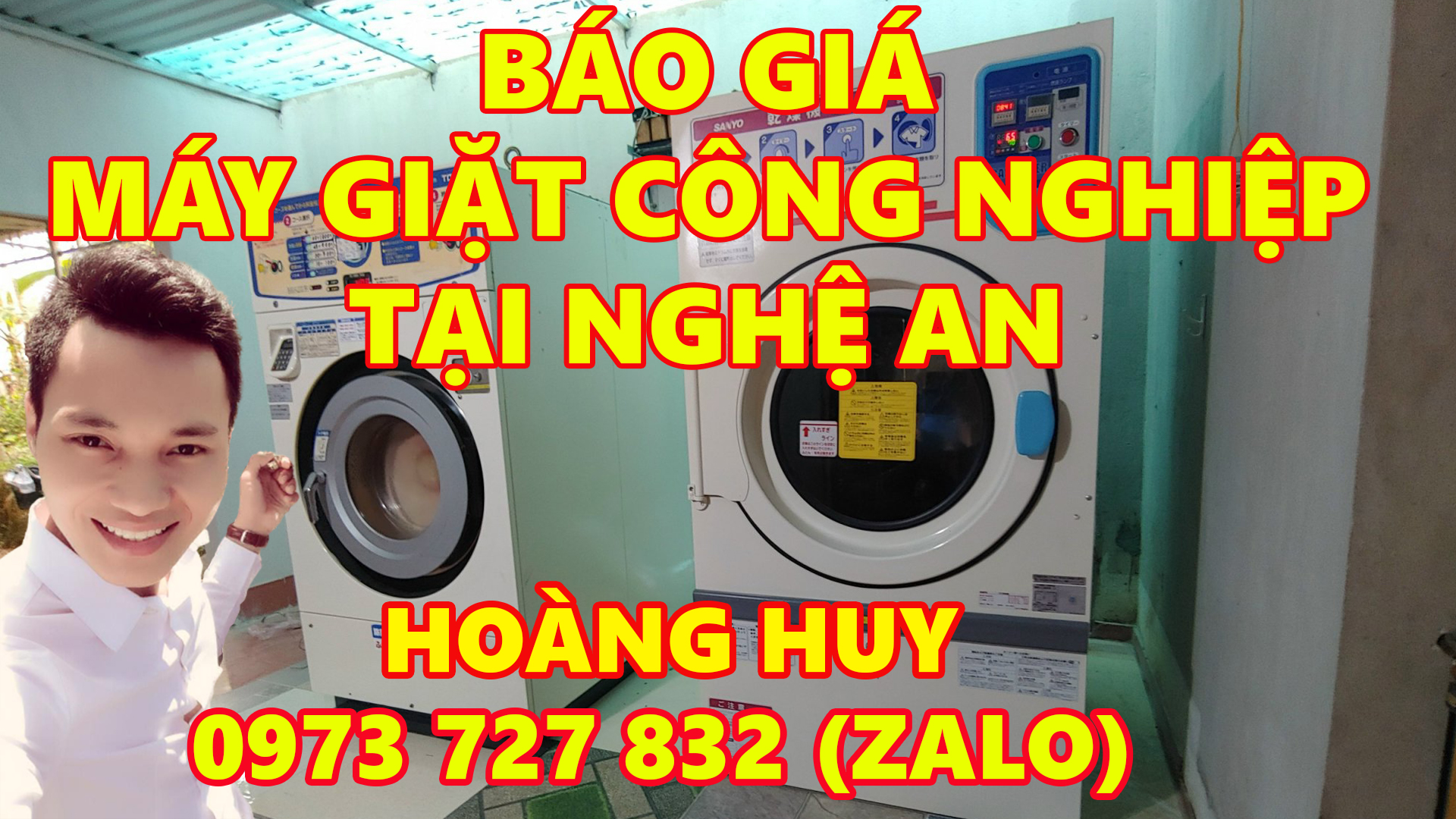 Giá bán máy giặt công nghiệp cũ nhật bãi uy tín nhất tại Nghệ An