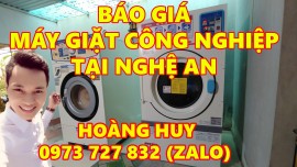 Máy giặt công nghiệp cũ nhật bãi tại Nghệ An
