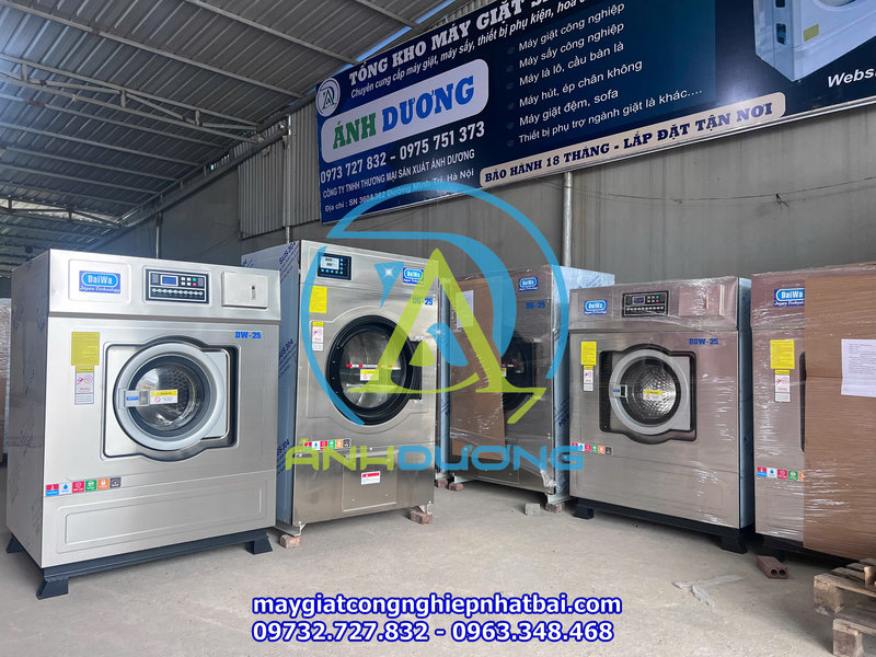 Giá máy giặt công nghiệp cho khách sạn 50 - 100 phòng mới nhất 2025