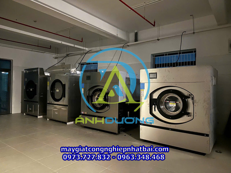 BÀN GIAO THÀNH CÔNG MÁY GIẶT SẤY CÔNG NGHIỆP TẠI HẢI DƯƠNG