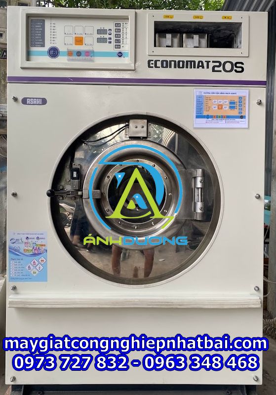 Máy giặt công nghiệp Asahi 20kg Chân mềm