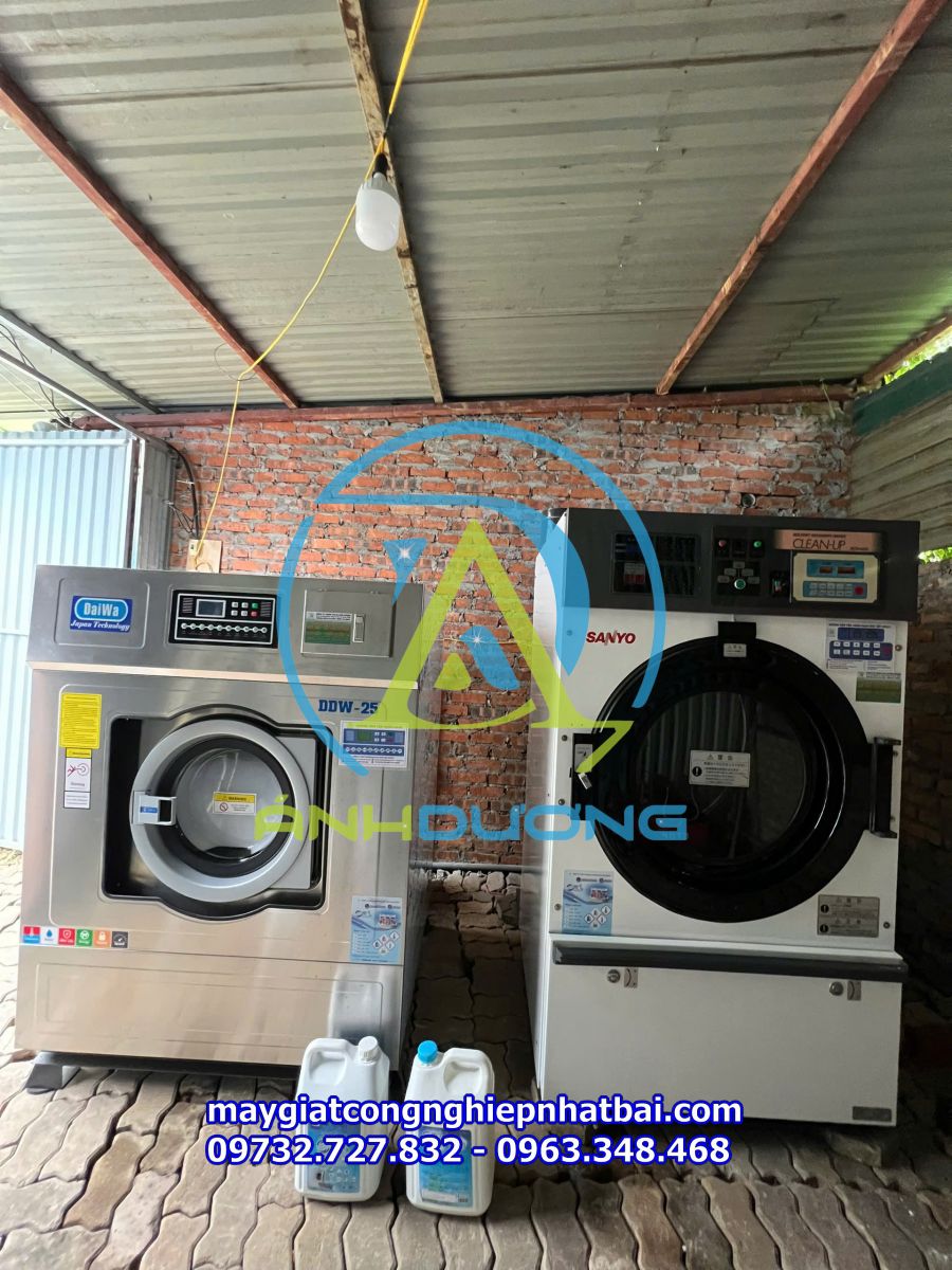 Lắp đặt máy giặt công nghiệp Daiwa tại Quảng Ninh