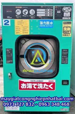 Máy giặt công nghiệp Sanyo 12kg Nhật Bản