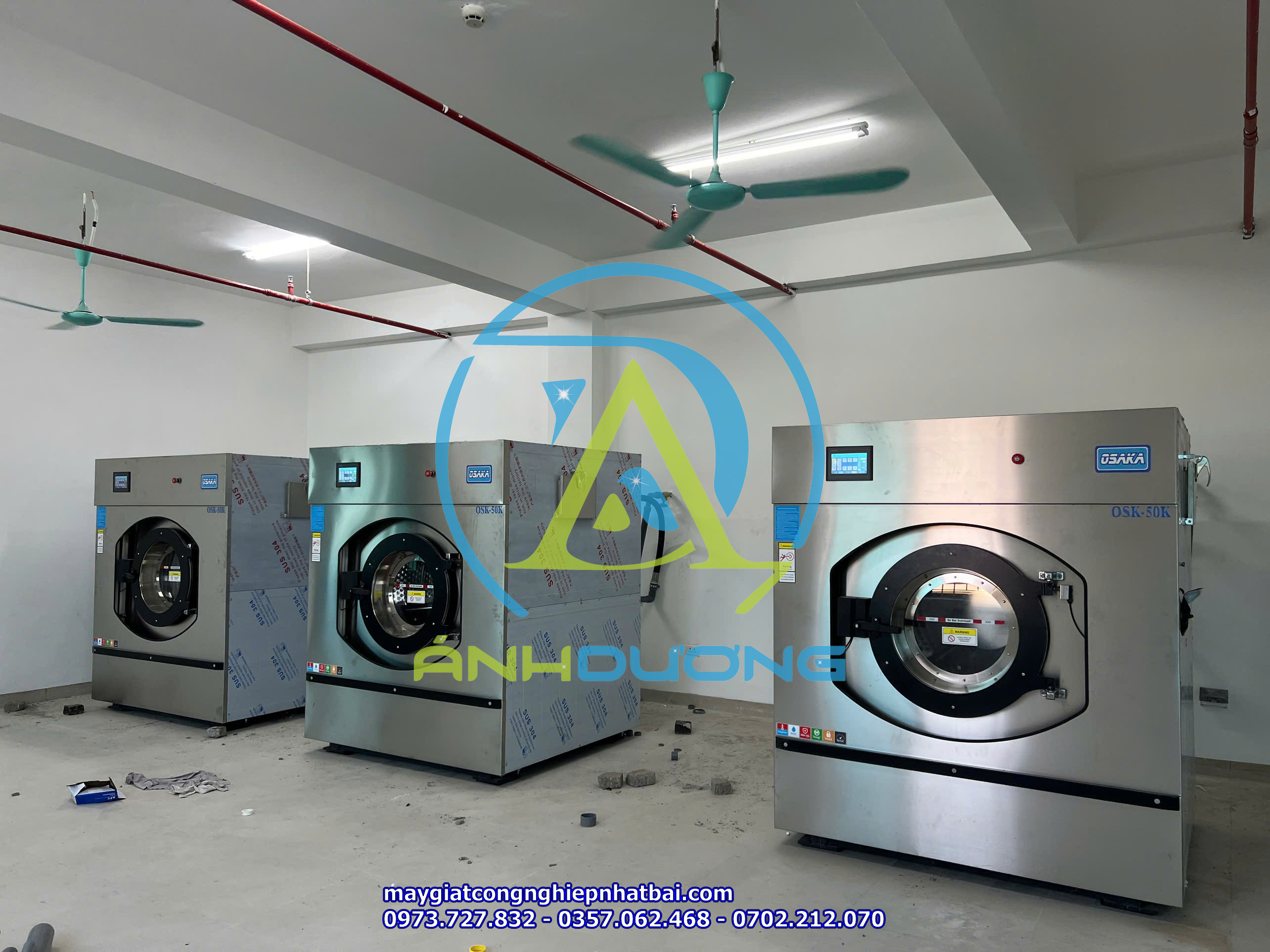 CUNG CẤP MÁY GIẶT CÔNG NGHIỆP CHO XƯỞNG GIẶT LÀ TẠI HÀ NỘI