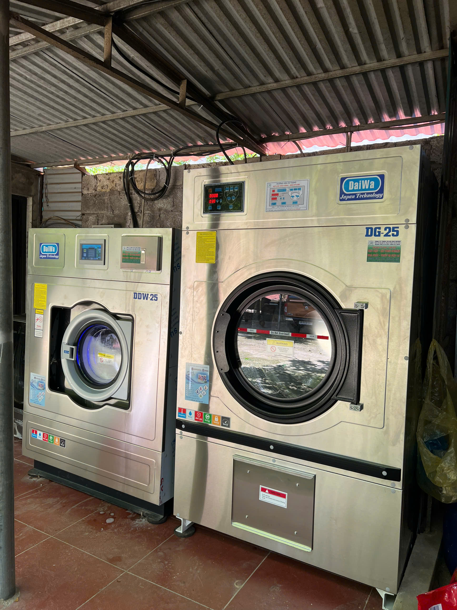 SETUP HỆ THỐNG GIẶT SẤY CÔNG NGHIỆP CHO KHÁCH SẠN & RESORT TẠI CAO BẰNG
